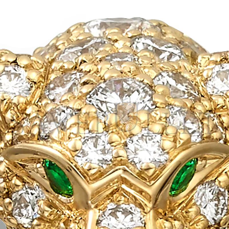 CARTIER PANTHÈRE DE CARTIER RING, SMALL MODEL, SEMI-PAVED N4765800